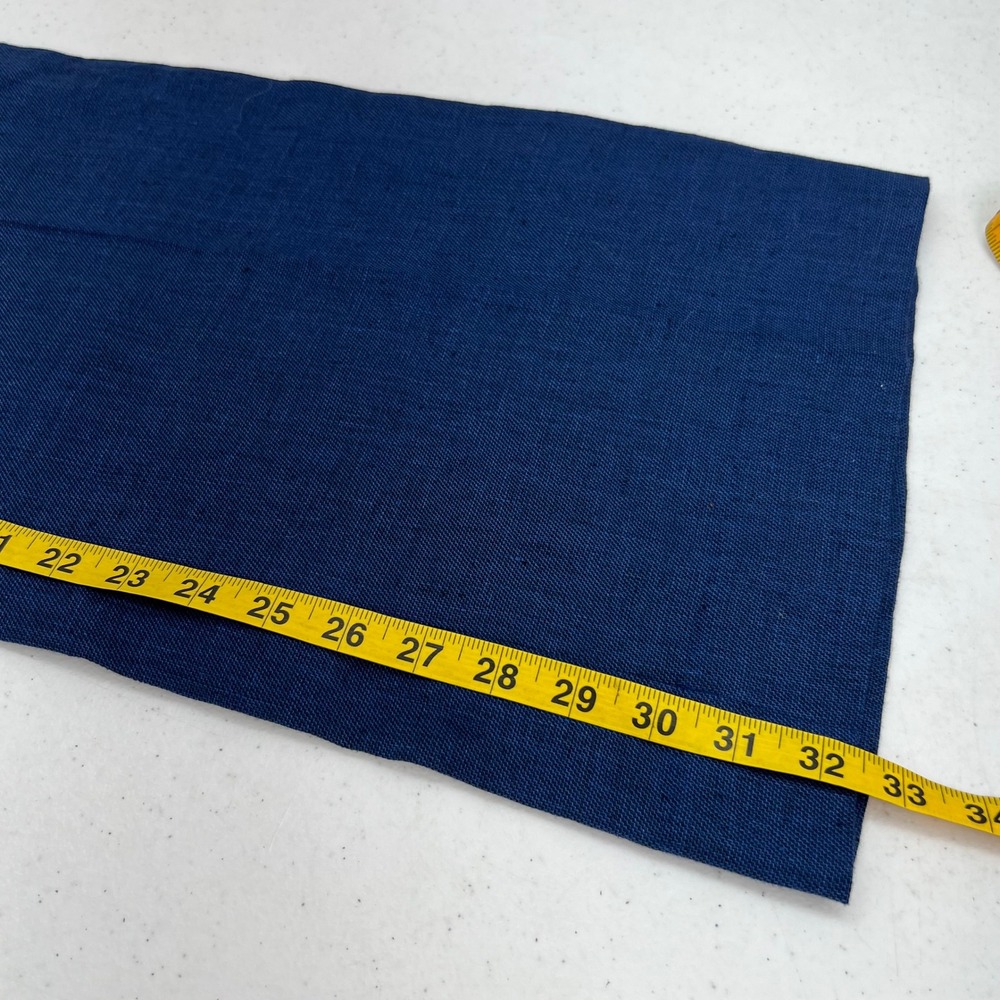 The Limited Cassidy Fit Blue Linen Wide Leg Pants Size 8 Reg Linen Trousers - Picture 8 of 9